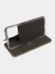 Золотой чехол книжка для Xiaomi Poco M5 и Poco M4 5G на магните с функцией подставки