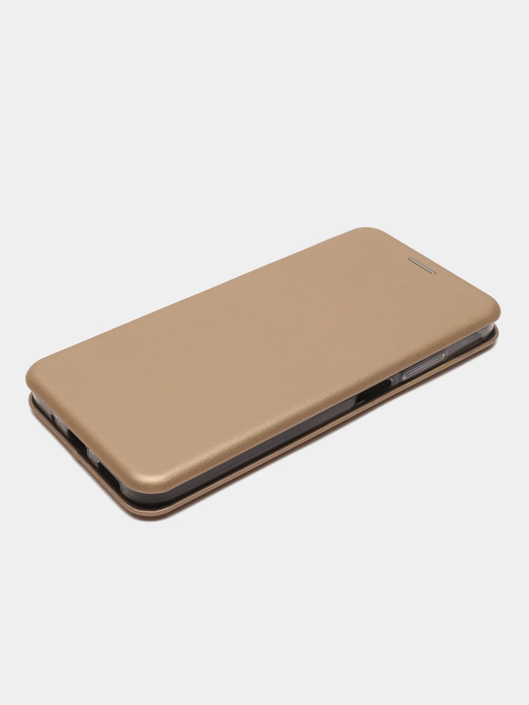 Золотой чехол книжка для Xiaomi Poco M5 и Poco M4 5G на магните с функцией подставки