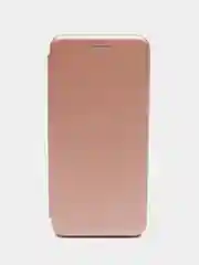 Розовый чехол книжка для Xiaomi Poco M5 и Poco M4 5G на магните с функцией подставки