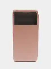 Розовый чехол книжка для Xiaomi Poco M5 и Poco M4 5G на магните с функцией подставки