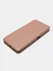 Розовый чехол книжка для Xiaomi Poco M5 и Poco M4 5G на магните с функцией подставки