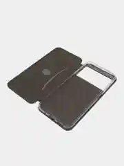 Тёмно-зелёный чехол книжка для Xiaomi Poco M5 и Poco M4 5G на магните с функцией подставки