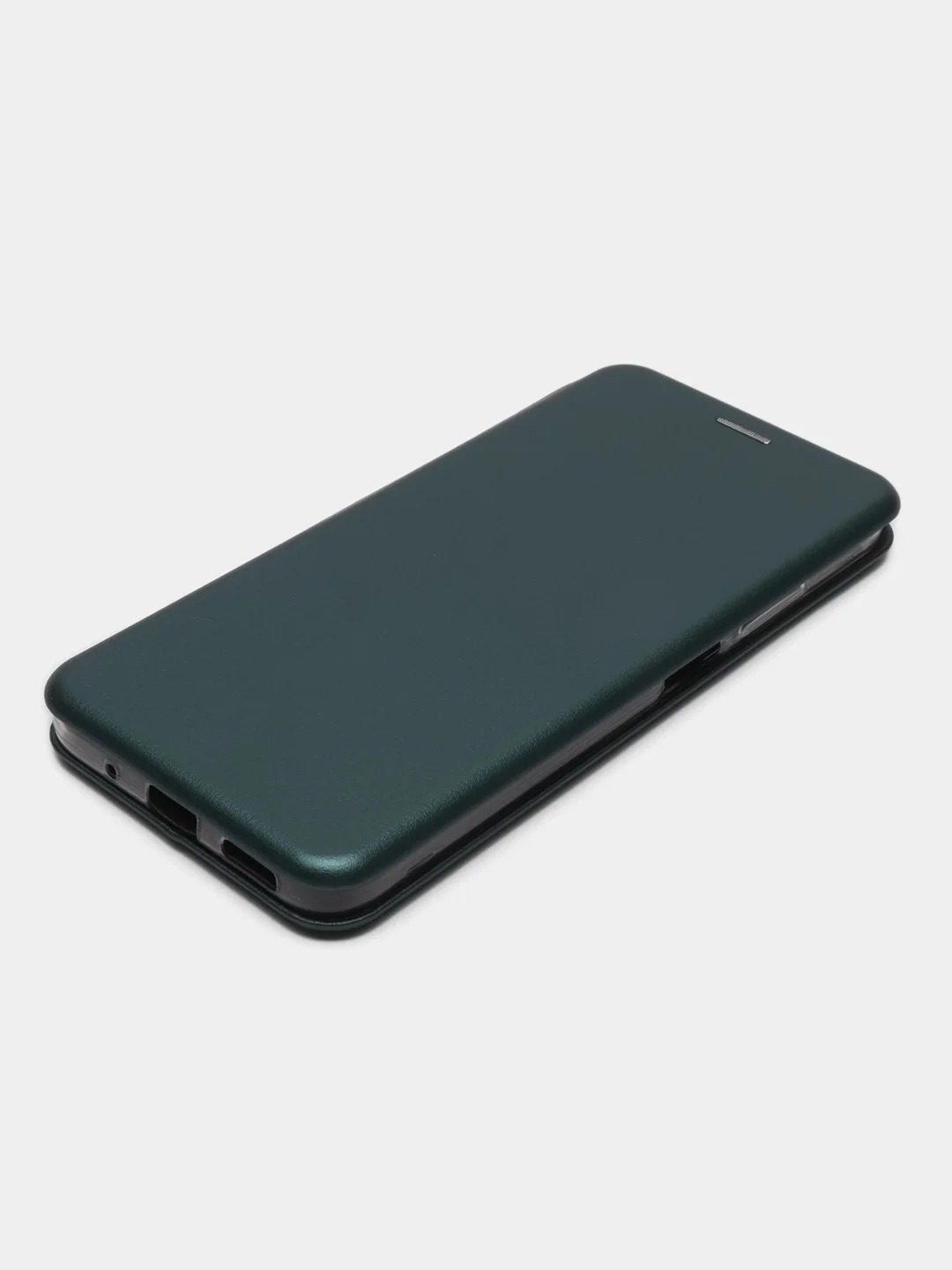 Тёмно-зелёный чехол книжка для Xiaomi Poco M5 и Poco M4 5G на магните с функцией подставки