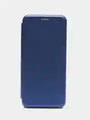 Синий чехол книжка для Xiaomi Poco M5 и Poco M4 5G на магните с функцией подставки