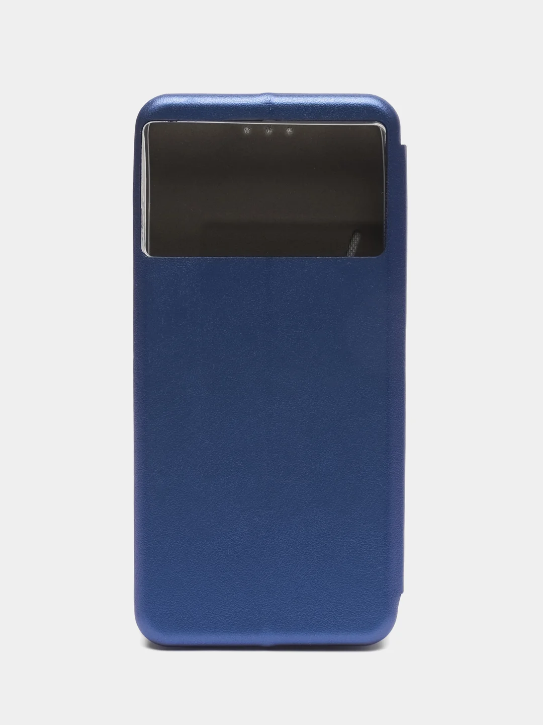 Синий чехол книжка для Xiaomi Poco M5 и Poco M4 5G на магните с функцией подставки