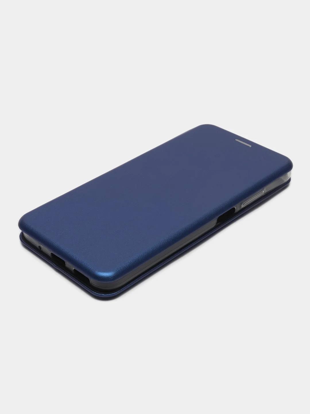 Синий чехол книжка для Xiaomi Poco M5 и Poco M4 5G на магните с функцией подставки