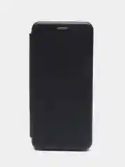 Темно-синий чехол книжка для Xiaomi Poco M5 и Poco M4 5G на магните с функцией подставки