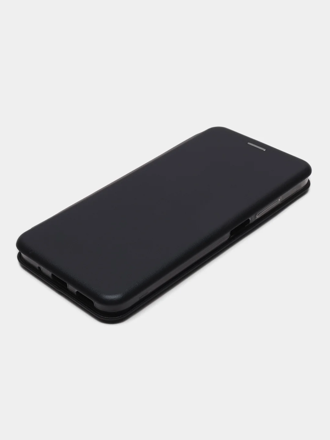 Темно-синий чехол книжка для Xiaomi Poco M5 и Poco M4 5G на магните с функцией подставки
