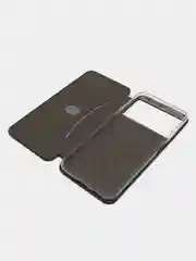 Темно-синий чехол книжка для Xiaomi Poco M5 и Poco M4 5G на магните с функцией подставки
