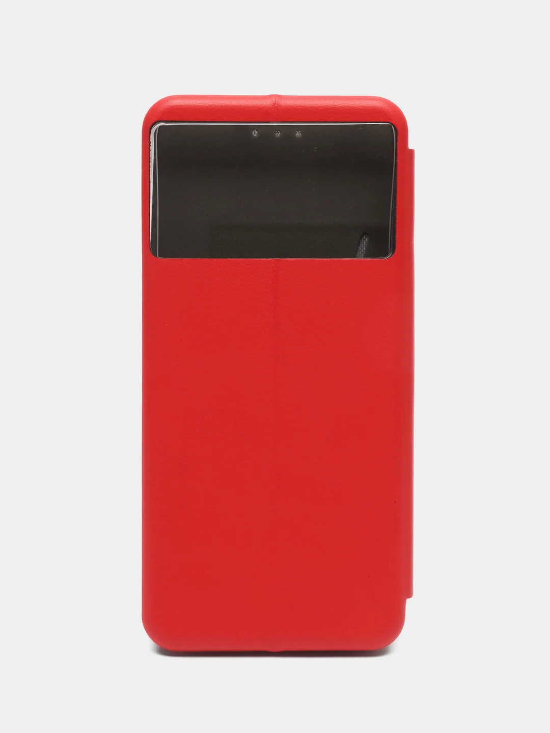 Красный чехол книжка для Xiaomi Poco M5 и Poco M4 5G на магните с функцией подставки