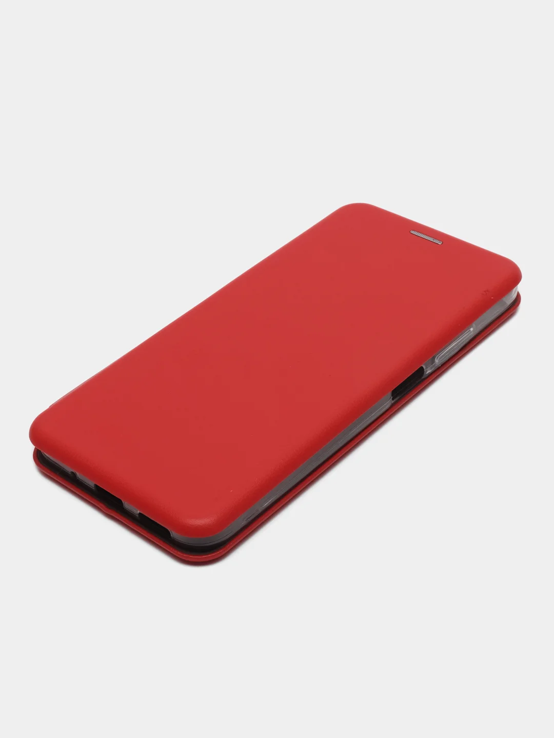 Красный чехол книжка для Xiaomi Poco M5 и Poco M4 5G на магните с функцией подставки