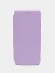 Сиреневый чехол книжка для Xiaomi Poco M5 и Poco M4 5G на магните с функцией подставки