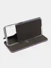 Сиреневый чехол книжка для Xiaomi Poco M5 и Poco M4 5G на магните с функцией подставки