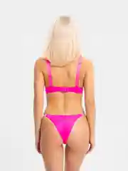 Фуксия комплект женского нижнего белья Victoria Secret: бюстгальтер и трусы