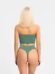 Зеленый комплект нижнего женского белья
