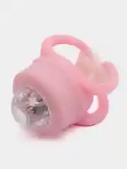 Розовый фонарь для велосипеда