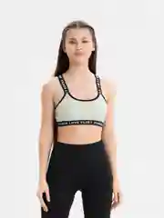 Зеленый женский топ спортивный