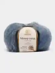 Темно-синий пряжа Камтекс "Мохер Голд", 250 м, 50 г
