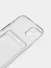 Прозрачный чехол защитный для iPhone 7, 8 Plus, Xs, Xr, 11, 12, 13, 14 Pro Max, с карманом для карт