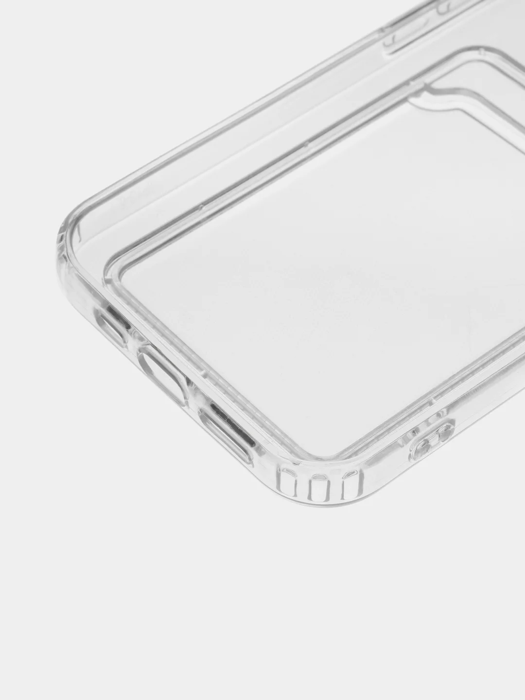 Прозрачный чехол защитный для iPhone 7, 8 Plus, Xs, Xr, 11, 12, 13, 14 Pro Max, с карманом для карт