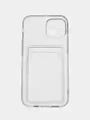 Прозрачный чехол защитный для iPhone 7, 8 Plus, Xs, Xr, 11, 12, 13, 14 Pro Max, с карманом для карт