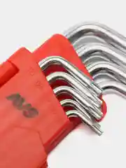 Набор ключей торцевых АVS TORX, изогнутых, 9 предметов, с отверстием, T10-T50