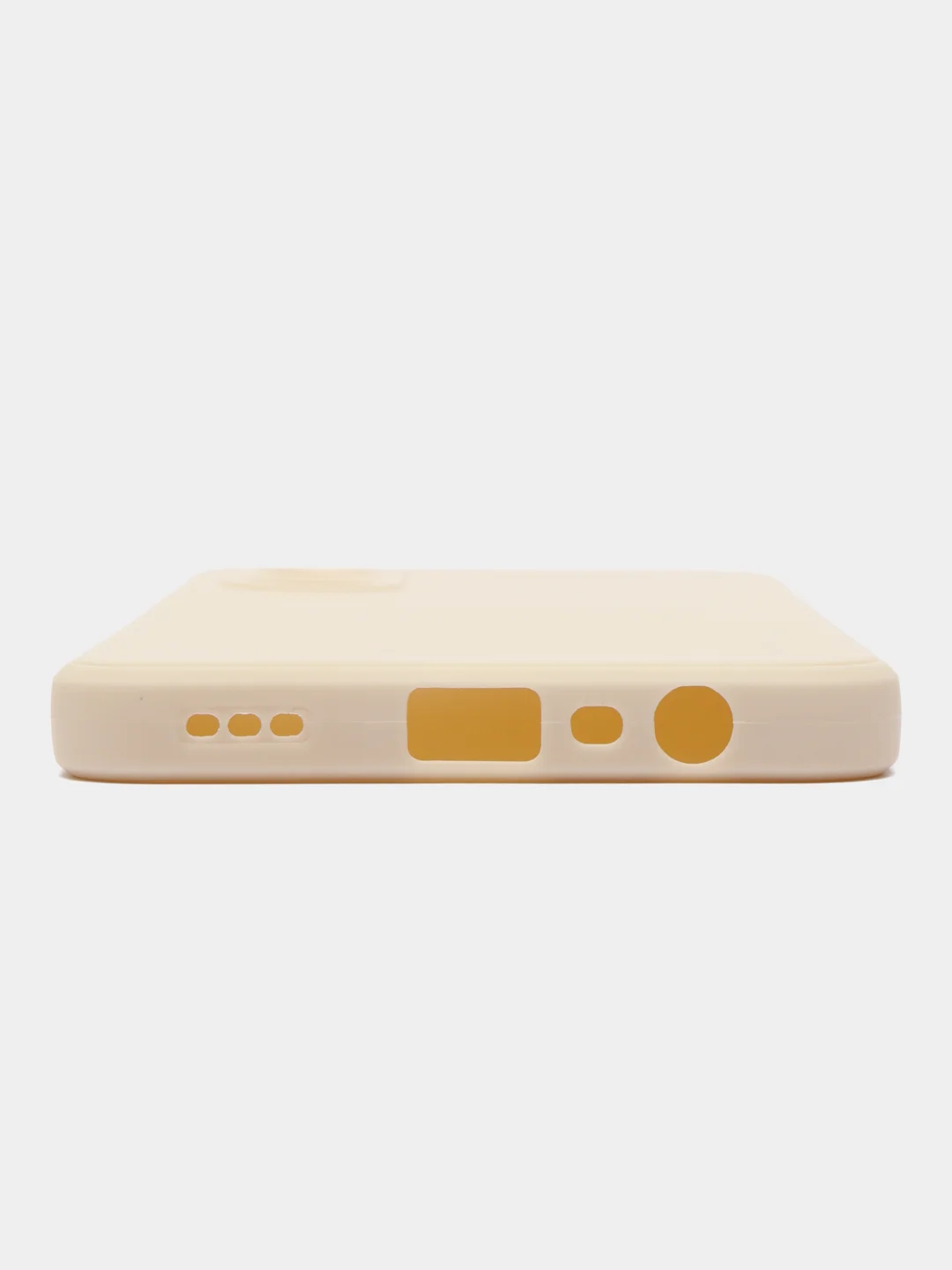 Молочный чехол для Oppo A17 (Оппо А17),силиконовый прозрачный