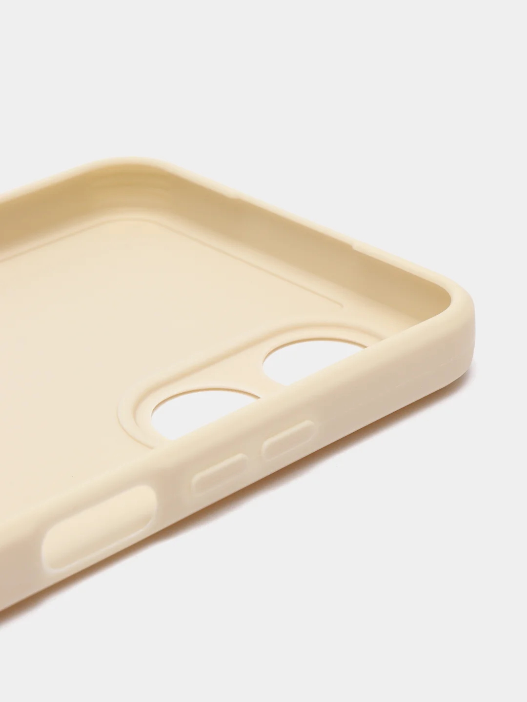 Молочный чехол для Oppo A17 (Оппо А17),силиконовый прозрачный