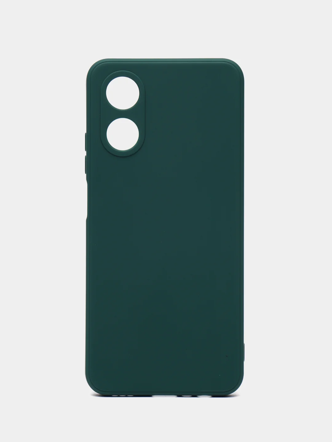 Тёмно-зелёный чехол для Oppo A17 (Оппо А17),силиконовый прозрачный