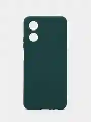 Тёмно-зелёный чехол для Oppo A17 (Оппо А17),силиконовый прозрачный
