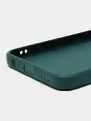 Тёмно-зелёный чехол для Oppo A17 (Оппо А17),силиконовый прозрачный