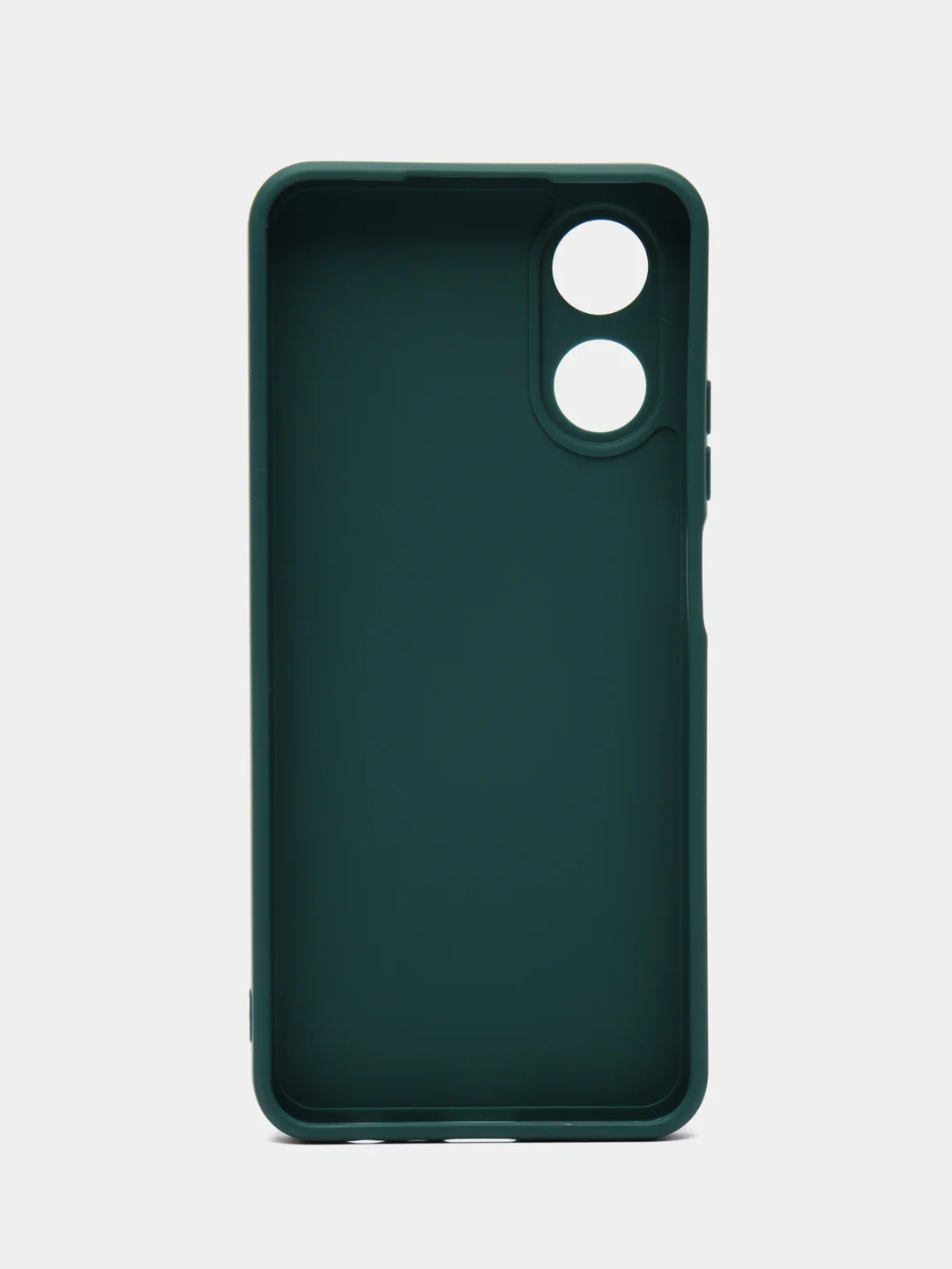Тёмно-зелёный чехол для Oppo A17 (Оппо А17),силиконовый прозрачный