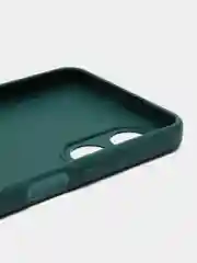 Тёмно-зелёный чехол для Oppo A17 (Оппо А17),силиконовый прозрачный