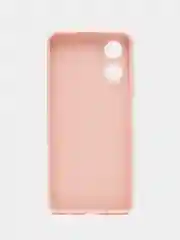 Пудровый чехол для Oppo A17 (Оппо А17),силиконовый прозрачный