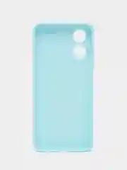 Голубой чехол для Oppo A17 (Оппо А17),силиконовый прозрачный