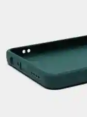 Тёмно-зелёный чехол для Infinix NOTE 12 VIP (Инфиникс Нот 12 Вип), силиконовый