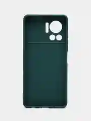 Тёмно-зелёный чехол для Infinix NOTE 12 VIP (Инфиникс Нот 12 Вип), силиконовый