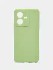 Голубой чехол для Vivo Y22 (Виво  у22), прозрачный, силиконовый
