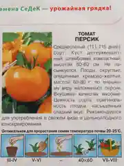 Томат Седек "Персик", 0,1 г