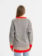 Зеленый кардиган удлиненный