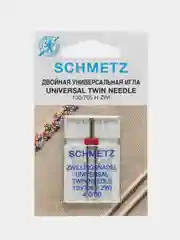 Иглы для бытовых швейных машин Schmetz 130/705H ZWI №80/4.0, 1 штука