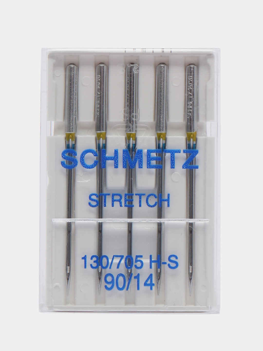 Иглы для бытовых швейных машин, стрейч Schmetz 130/705H-S № 65, 75, 90, 5  штук купить по цене 335 ₽ в интернет-магазине KazanExpress