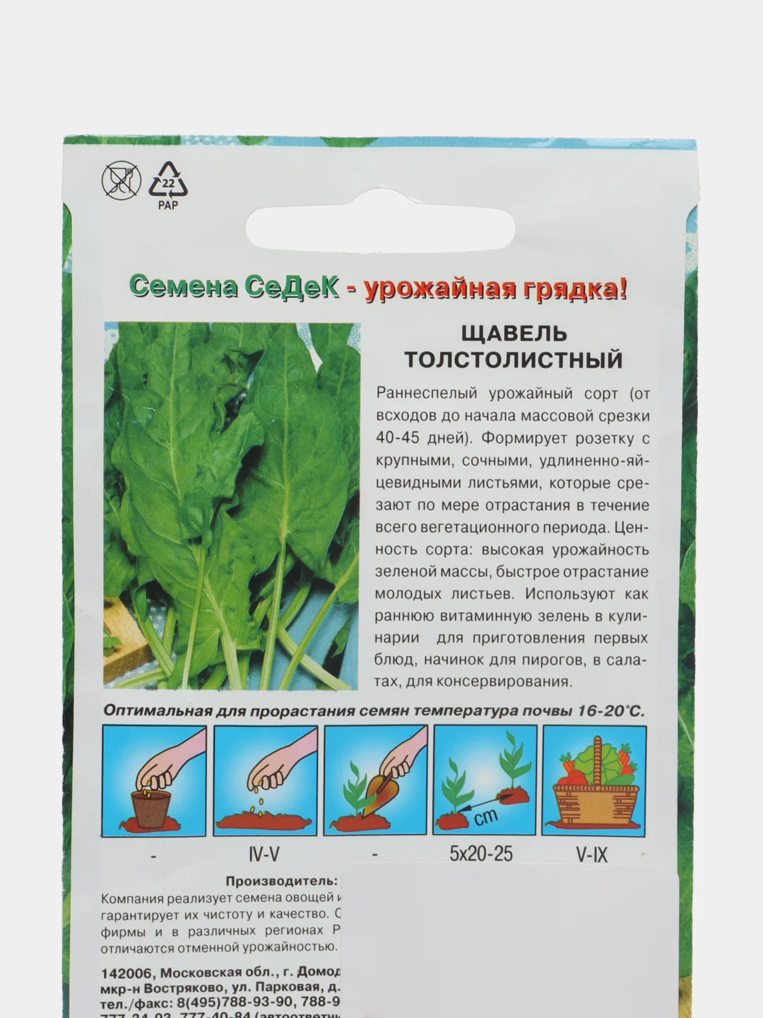 Щавель "Толстолистный"