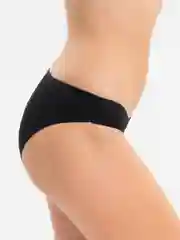Черный трусы женские слипы, хлопковые