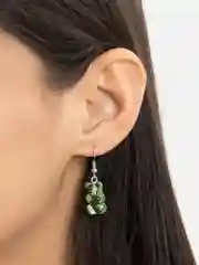 Зеленый серьги Мармеладные мишки