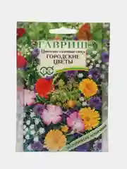 Газон Городские цветы цветочный, 30г/Гавриш