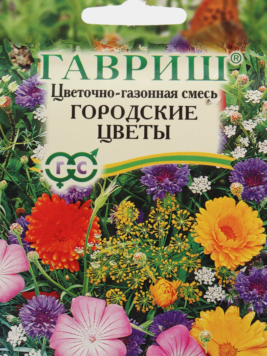 Газон Городские цветы цветочный, 30г/Гавриш