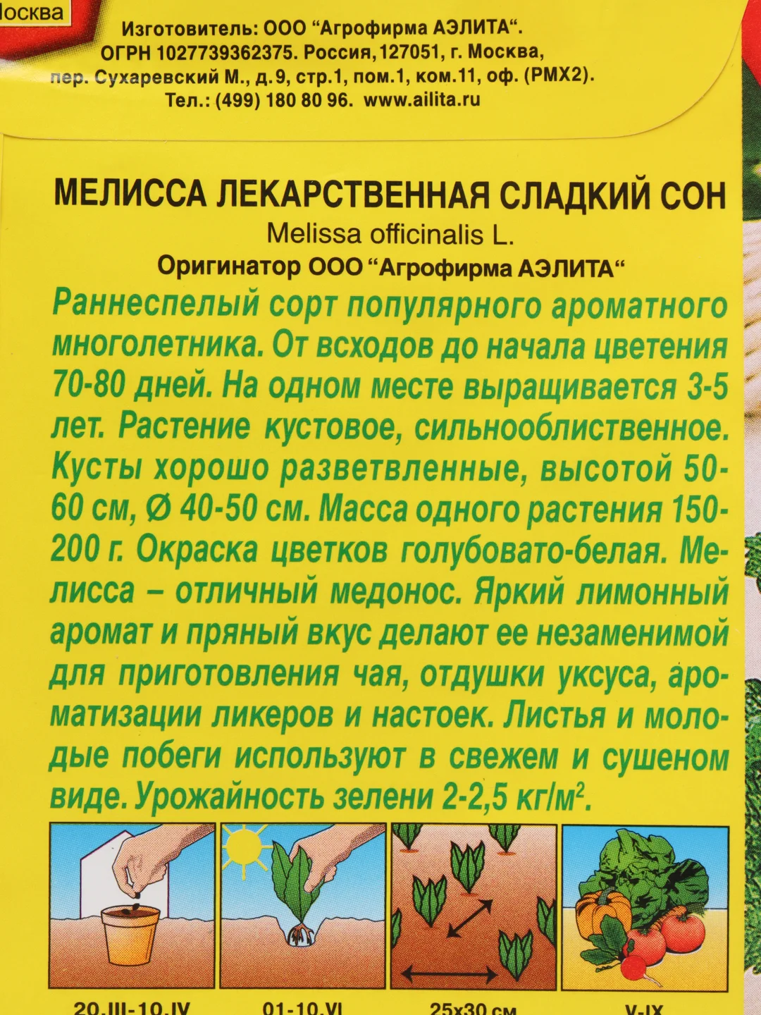 Мелисса Сладкий сон, Аэлита