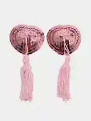 Розовый пэстисы, эротические наклейки на грудь с кисточками