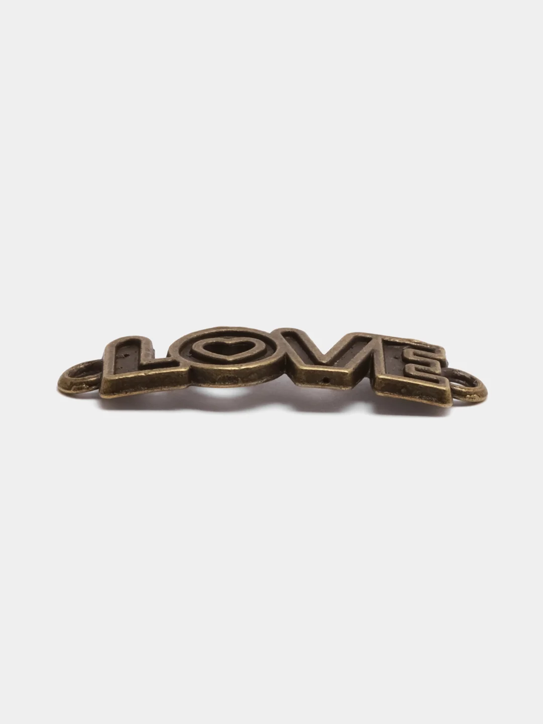 Бронзовый кулон-подвеска Love, для создания украшений
